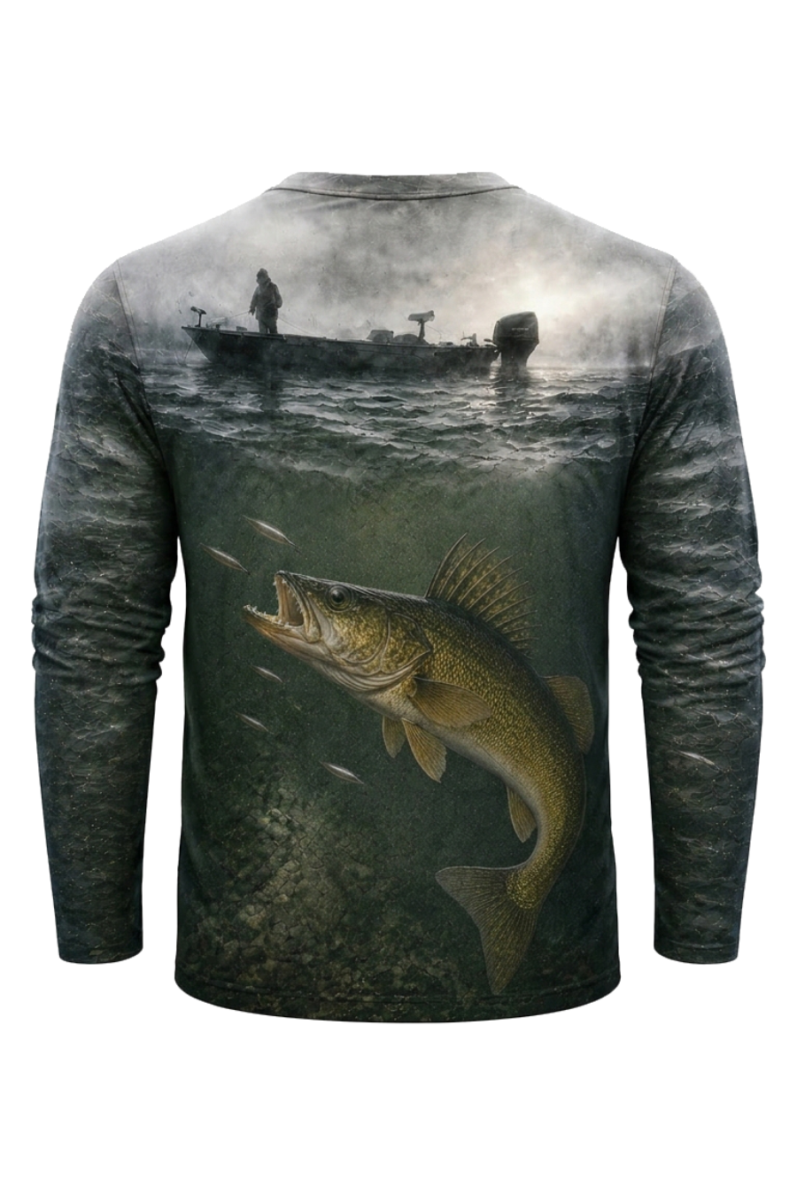 Performance Fishing Long Sleeve - Foggy Aluminum Morning - RW05