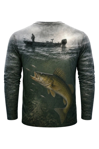 Performance Fishing Long Sleeve - Foggy Aluminum Morning - RW05