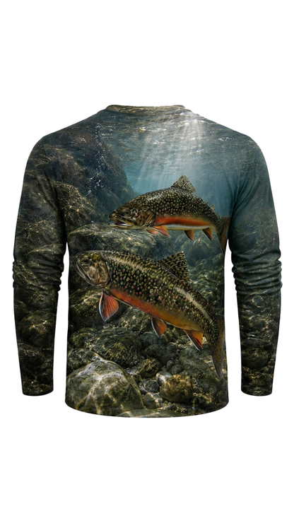 Performance Fishing Long Sleeve - Twin Brook Trout Run - RT19