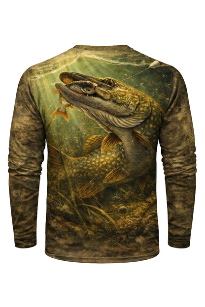 Performance Fishing Long Sleeve - Roughwater Pike Feed - TBT64