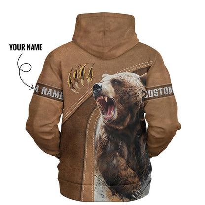 Bear Claw Wilderness Hoodie Personalized - The Deerly