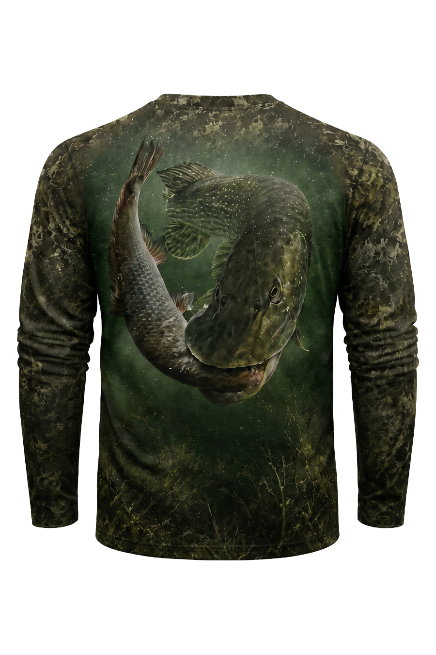 Performance Fishing Long Sleeve - Swamp Pike Strike - TBT93