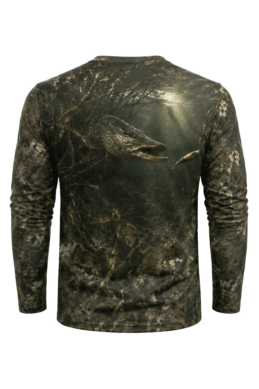 Performance Fishing Long Sleeve - Bottomland Pike Strike - TBT102