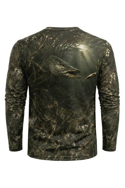 Performance Fishing Long Sleeve - Bottomland Pike Strike - TBT102
