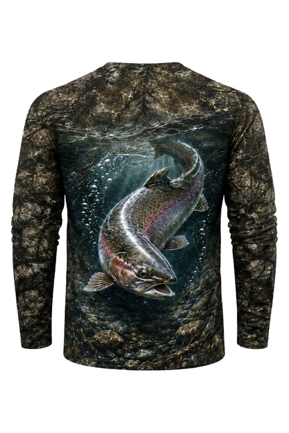 Performance Fishing Long Sleeve - Rapid Trout Timber - TBT106