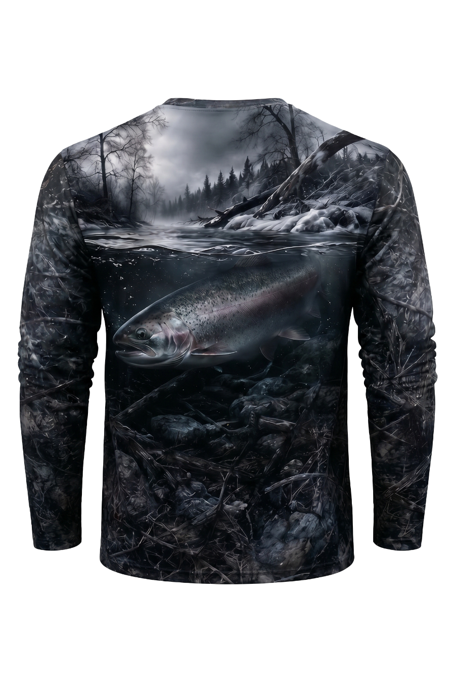 Performance Fishing Long Sleeve - River Steelhead Timber - TBT104