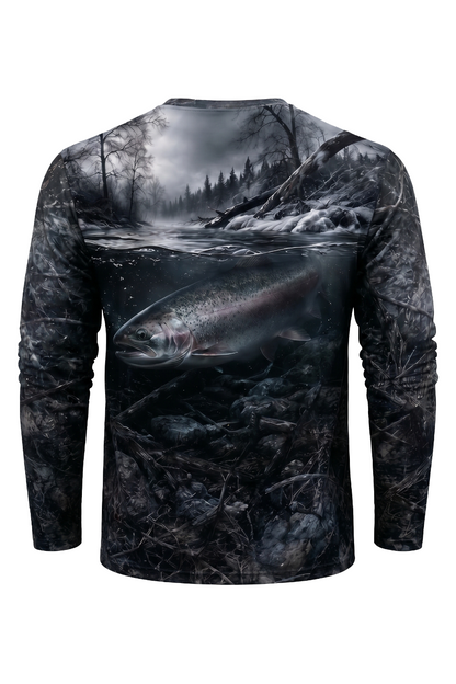 Performance Fishing Long Sleeve - River Steelhead Timber - TBT104