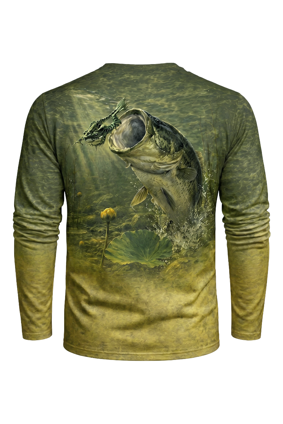 Performance Fishing Long Sleeve - Stillwater Frog Bass - TBT141