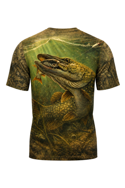 Pro Fishing Short Sleeve - Roughwater Pike Feed - AOF12