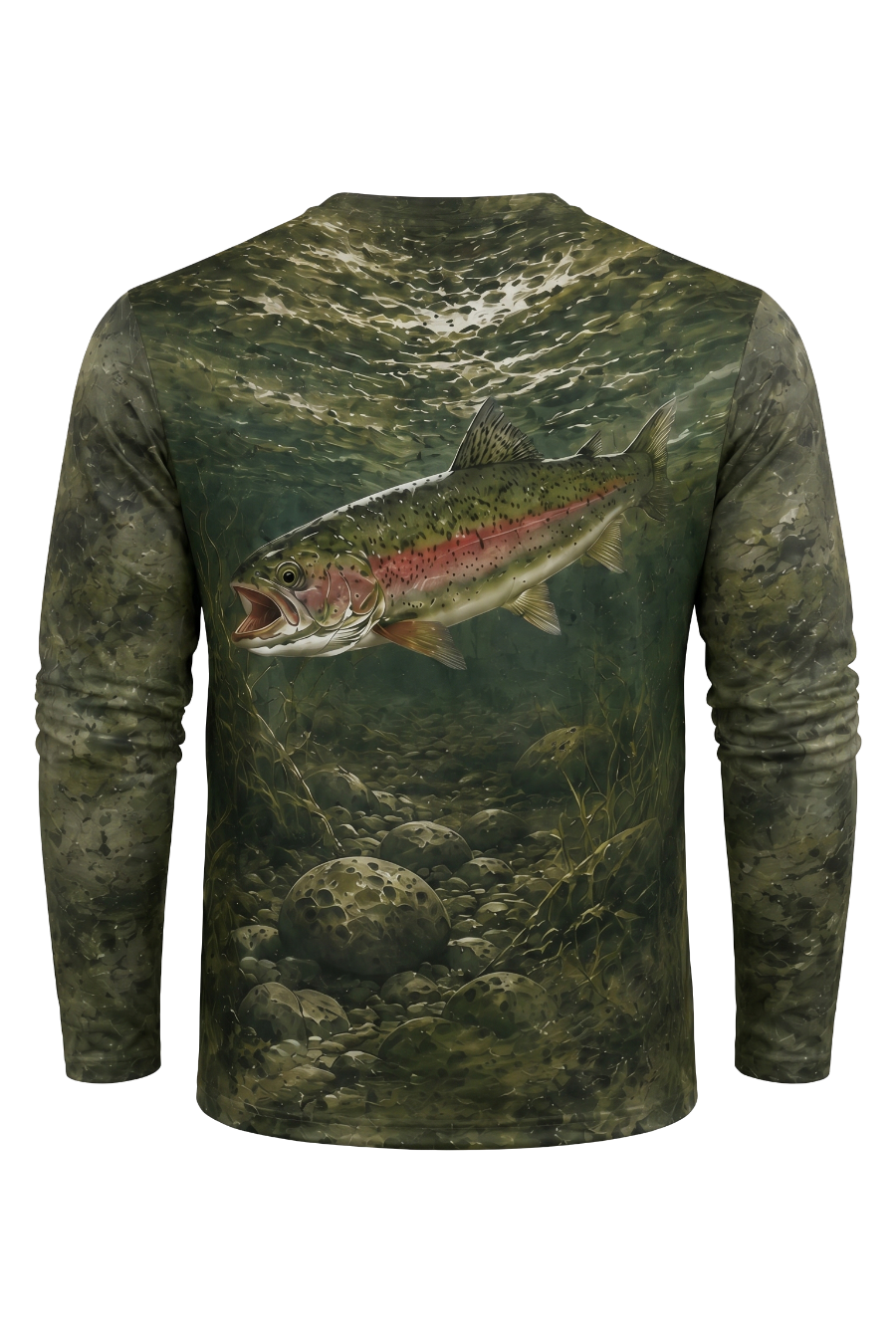 Performance Fishing Long Sleeve - Dragon Moss Rainbow - TBT117
