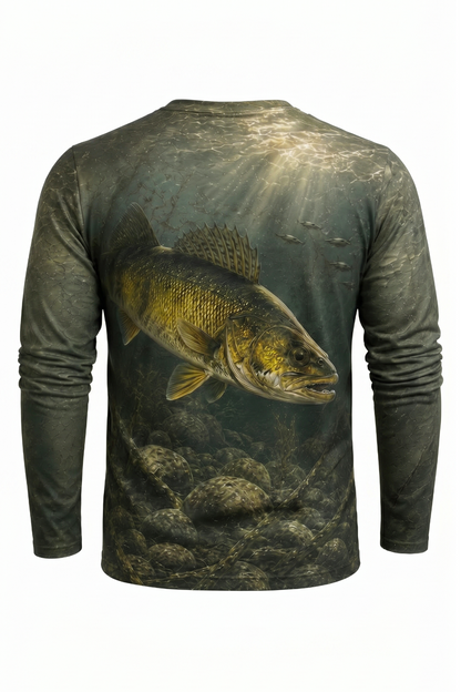 Performance Fishing Long Sleeve - Reefline Walleye - RW01