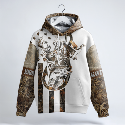 Cast & Blast Legend Personalized Unisex Hoodie