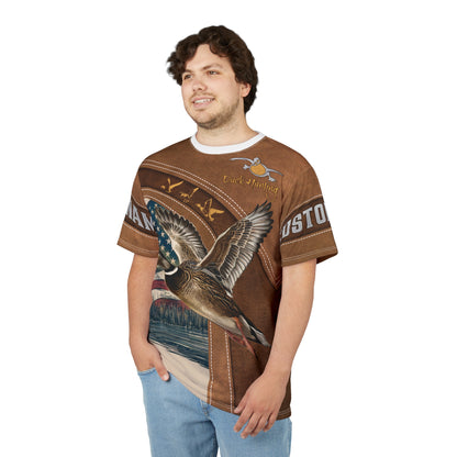 Duck Hunting Heritage Personalized Unisex Cut & Sew Tee