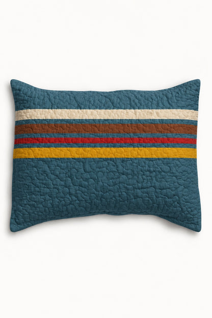 Teal Forest Whitetail Deer Quilt Set