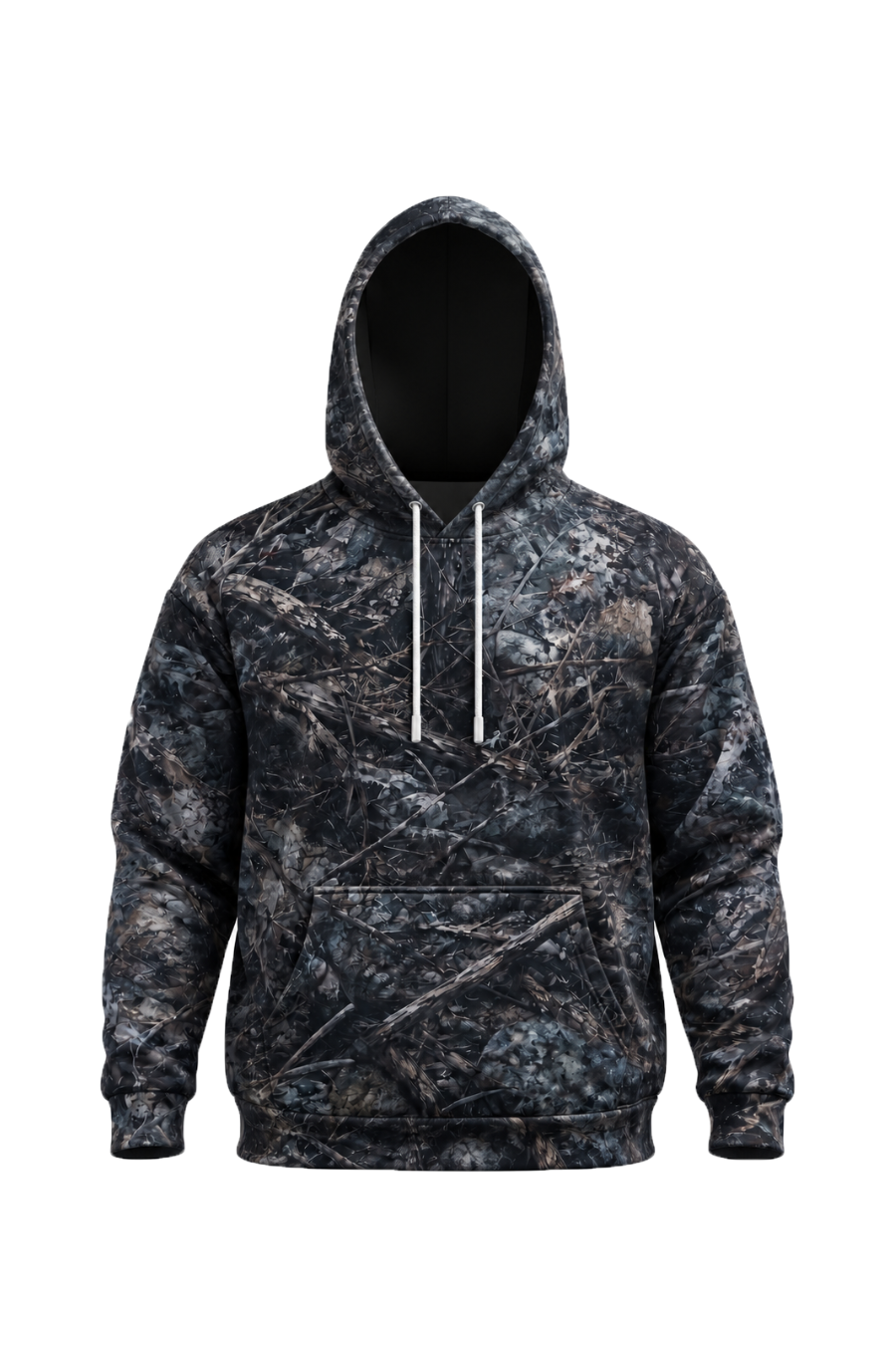 Performance Fleece-Lined Hoodie - River Steelhead Timber