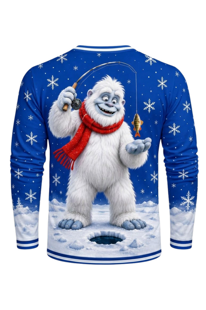 Performance Fishing Long Sleeve - Frosty Yeti Ice Fishing - ULS635K