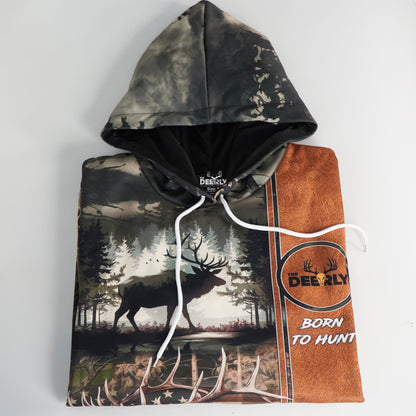 Elk Mastery Hunt Hoodie Personalized - The Deerly