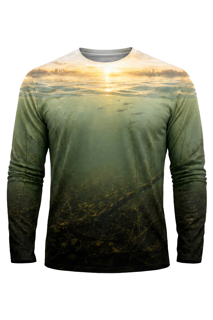 Performance Fishing Long Sleeve - Dawn Shimmer Pike - TBT128
