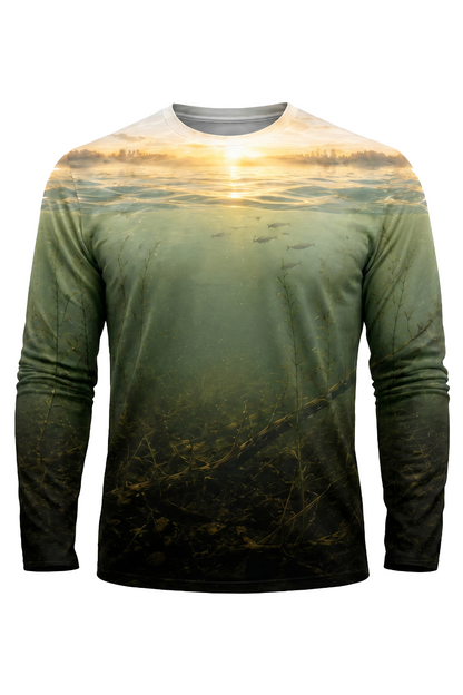 Performance Fishing Long Sleeve - Dawn Shimmer Pike - TBT128