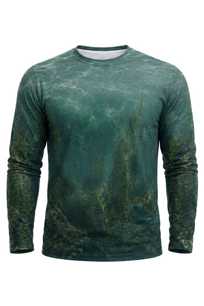 Performance Fishing Long Sleeve -  Blue Strike Pike - AOF35