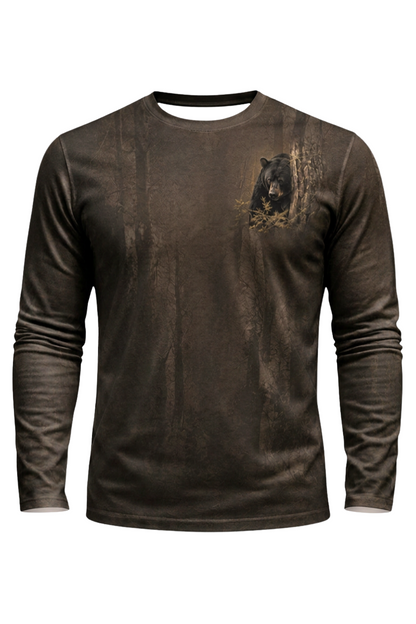 Performance Hunting Long Sleeve - Deep Timber Bear Stand - ULS518K