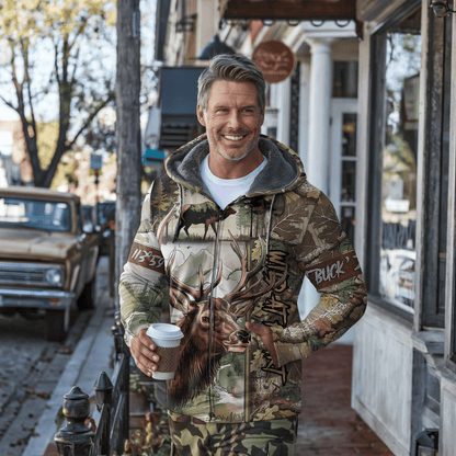 Trophy Elk Hunter Personalized Hoodie