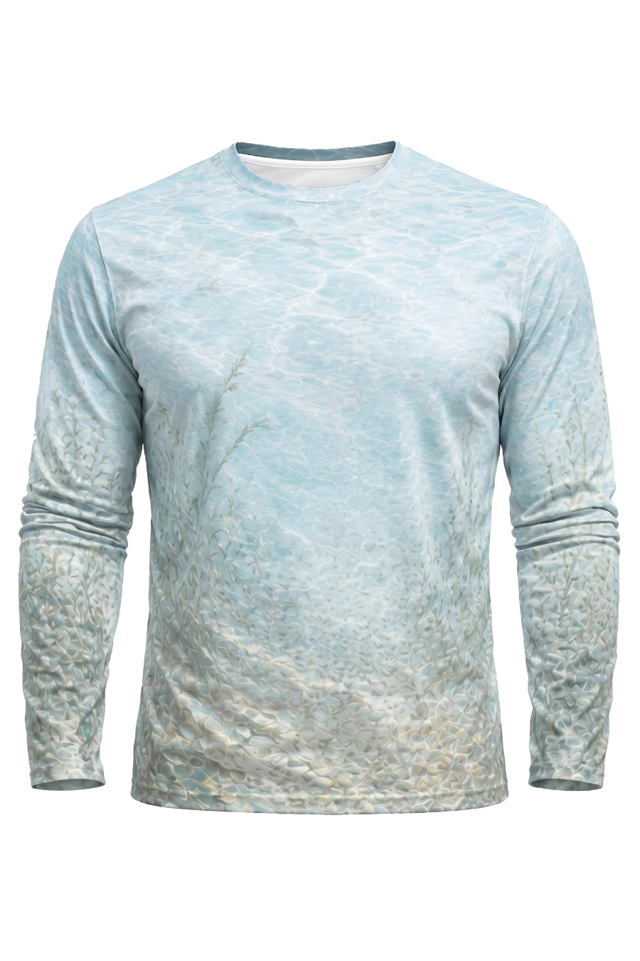 Performance Fishing Long Sleeve - Silver Perch Shoal - AOF10