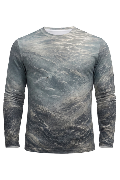 Performance Fishing Long Sleeve - Silver Current Relic - AOF25
