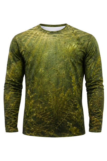 Performance Fishing Long Sleeve - Swamp Pike Green - TBT101