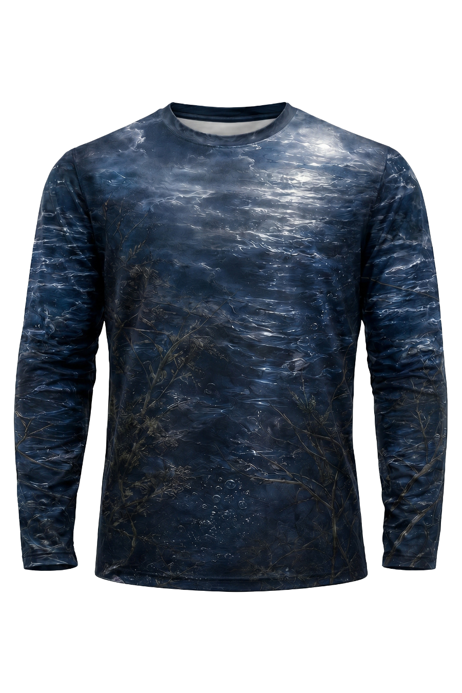 Performance Fishing Long Sleeve - Moonlit Midnight Pike - TBT130