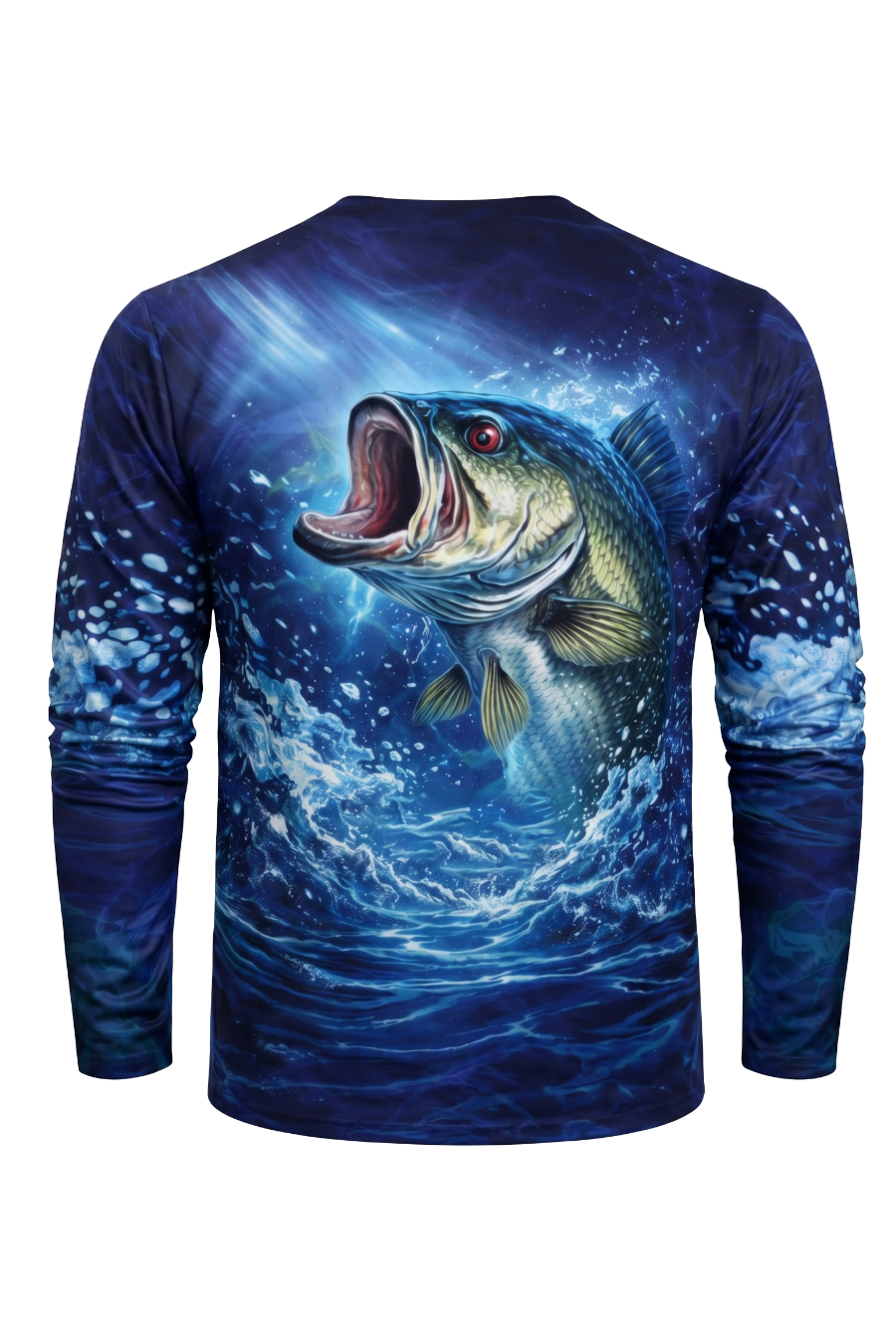 Performance Fishing Long Sleeve - Midnight Bass Surge - TBT55
