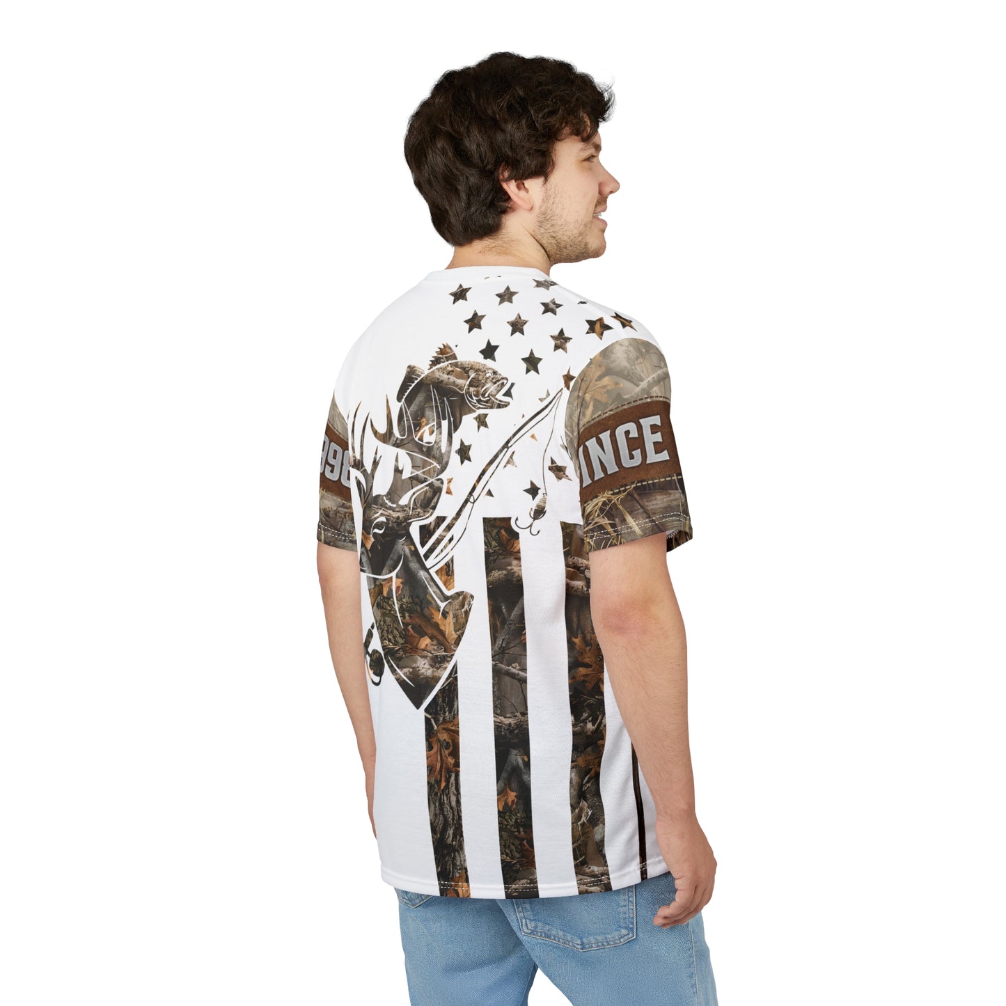 Wilderness Stars & Stripes Personalized Unisex Cut & Sew Tee