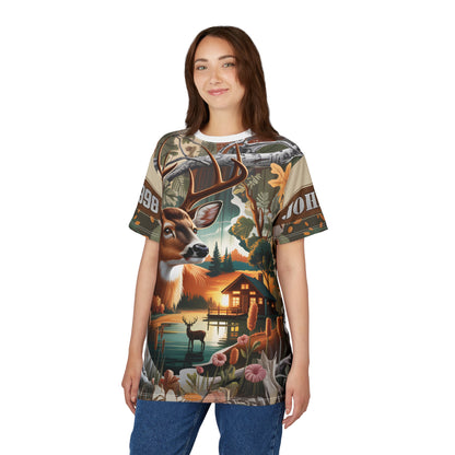 Lakeside Buck Retreat Personalized Unisex Cut & Sew Tee