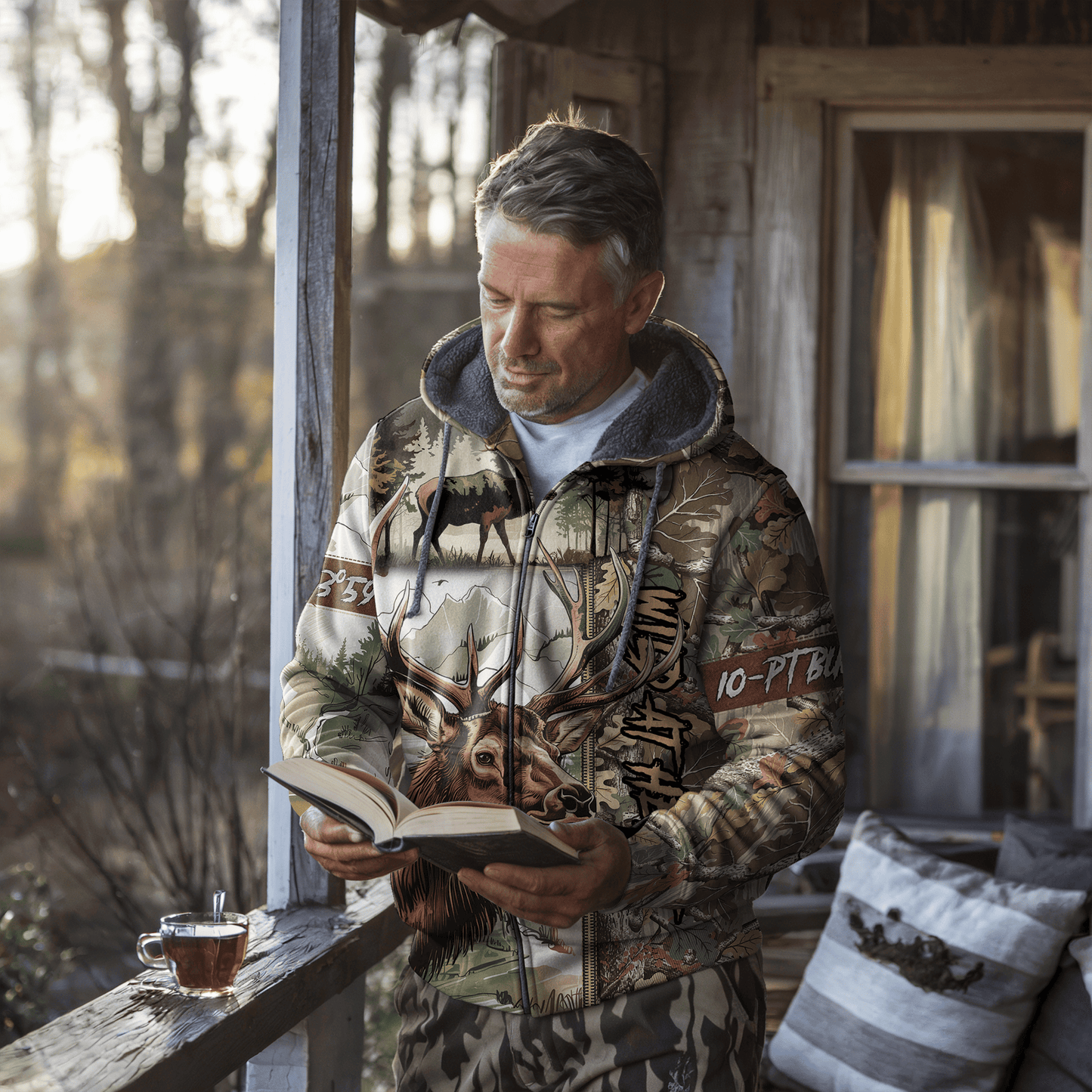 Trophy Elk Hunter Personalized Hoodie