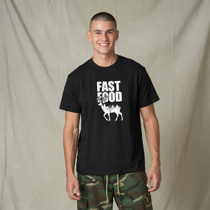 Fast Food Deer Hunting T-Shirt - Funny Gift for Hunters