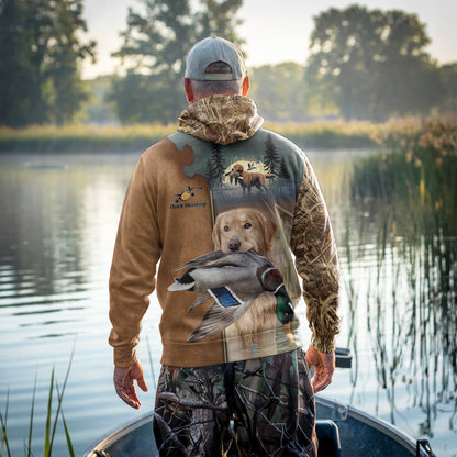 Retriever's Triumph Zip Hoodie - Duck Hunting Collection - The Deerly