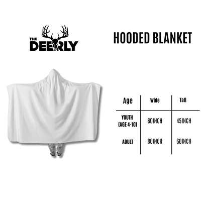 Personalized Elk Hunting Hooded Blanket - The Deerly