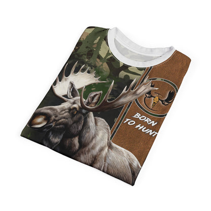 Moose Hunter Personalized Unisex Cut & Sew Tee