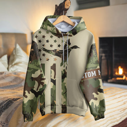 Duck Hunting Hoodie - Personalized Camo Design & Warm Gear