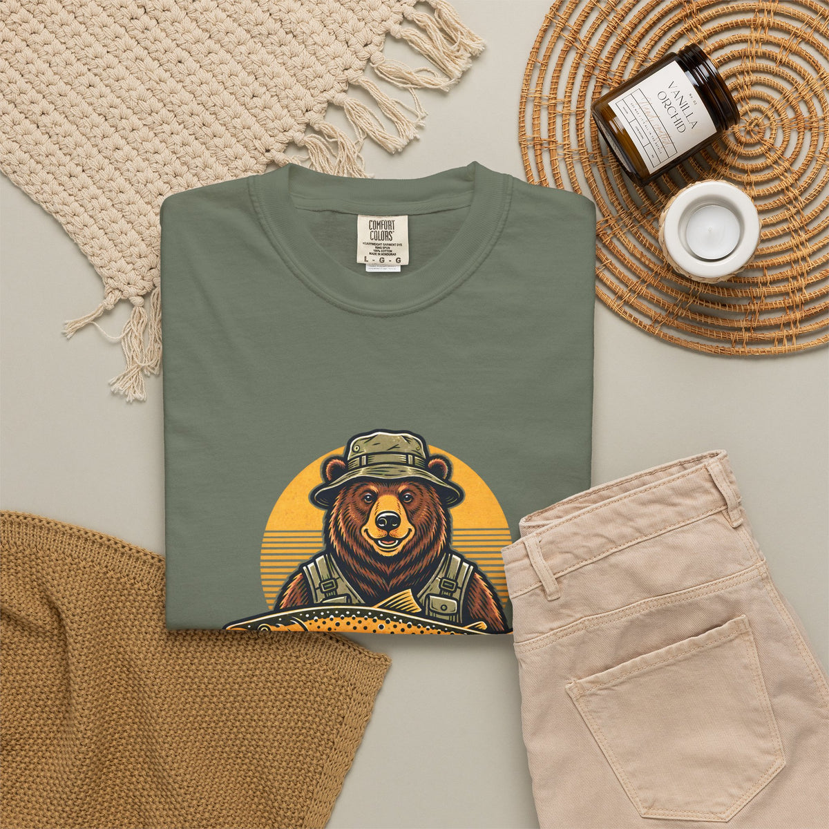 Bear's King Salmon Catch T-Shirt
