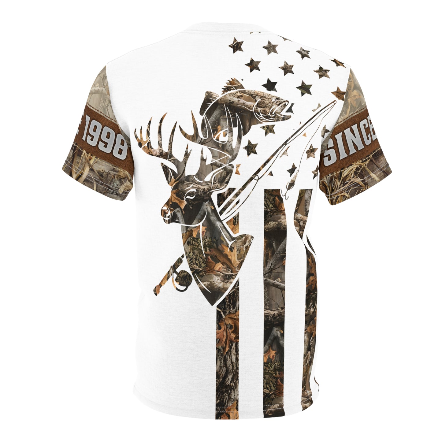 Wilderness Stars & Stripes Personalized Unisex Cut & Sew Tee