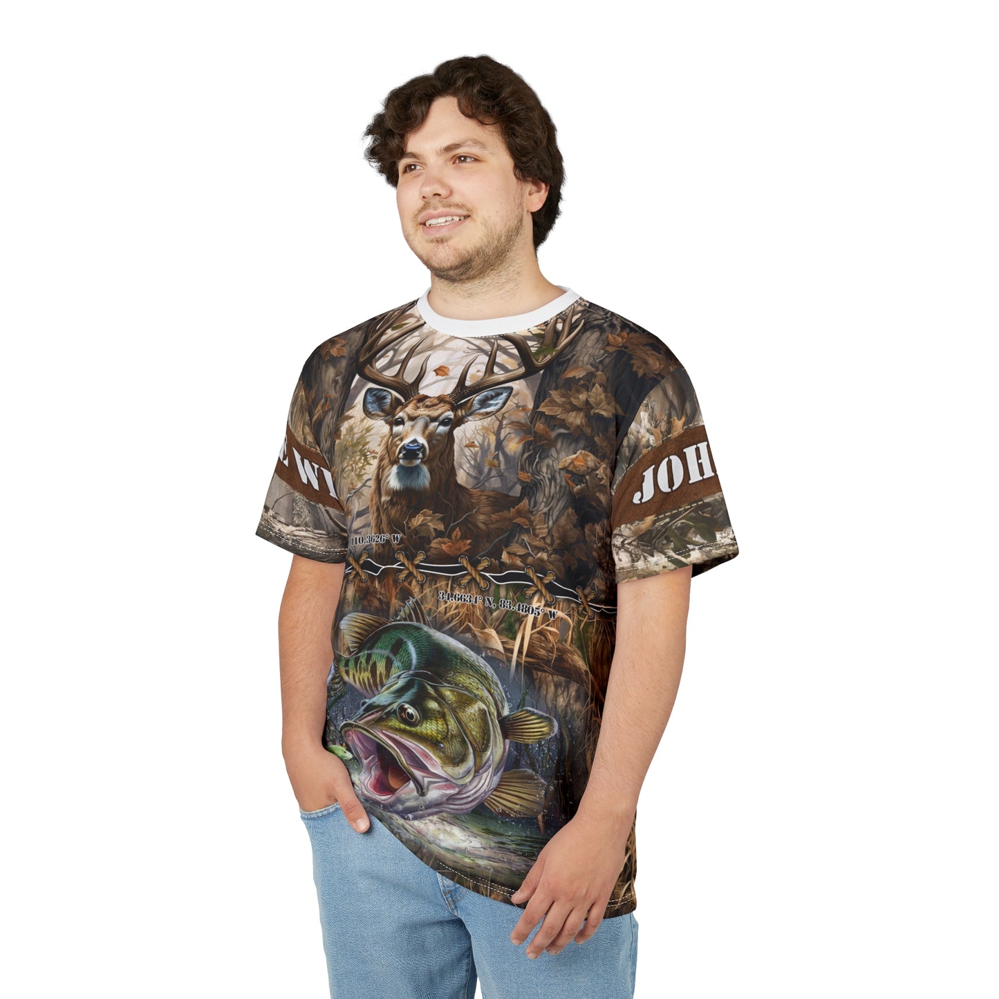 Wilderness Coordinates Personalized Unisex Cut & Sew Tee