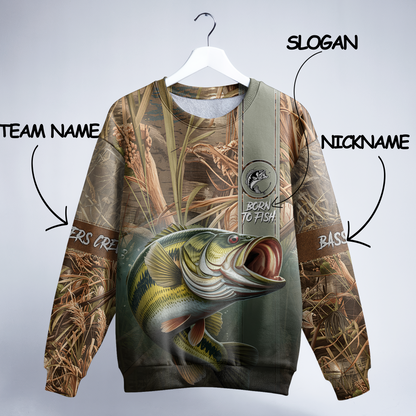 Bass Assassin Personalized Unisex Sweatshirt