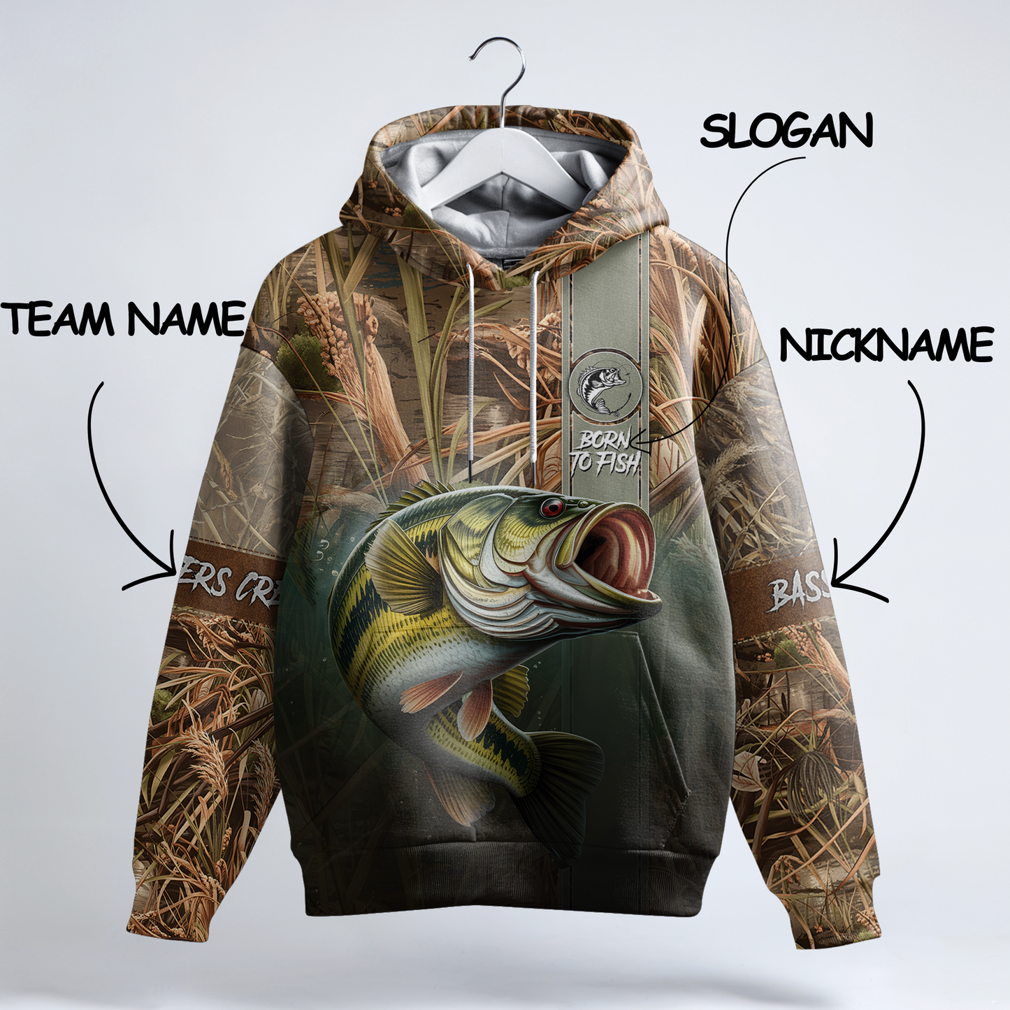 Bass Assassin Personalized Hoodie