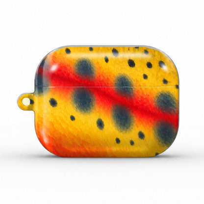 Golden Trout AirPods case, back