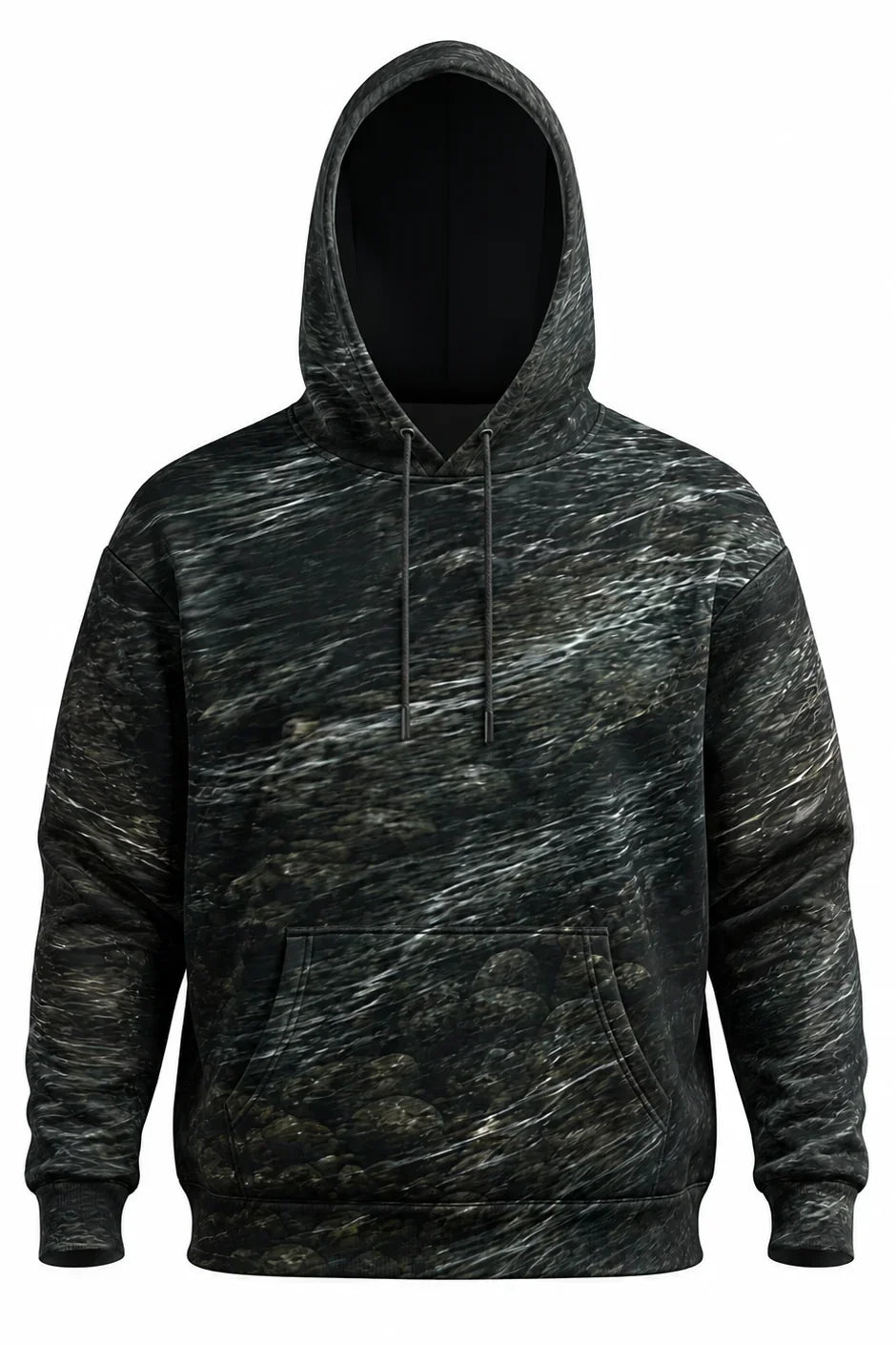 Performance Fishing Fleece-Lined Hoodie - Rapids Brook Trout - AUH01 image 2
