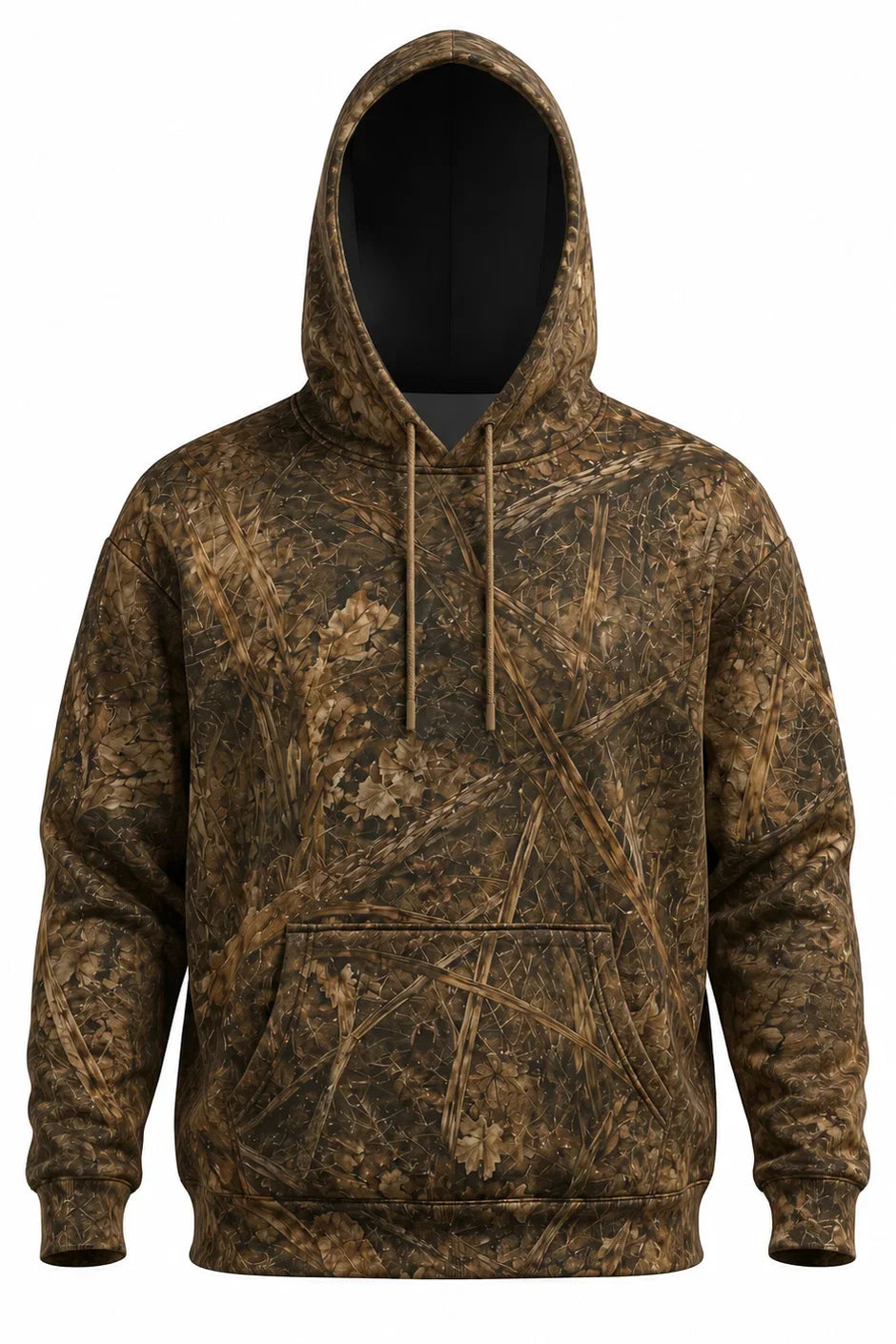 Performance Fishing Fleece-Lined Hoodie - Redfish Copper Tide Edge - AUH03 image 2