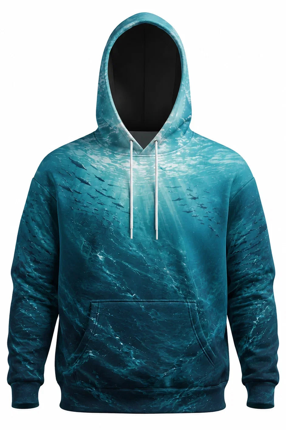 Performance Outdoor Fleece-Lined Hoodie - Great White Drift - AUH05 image 2