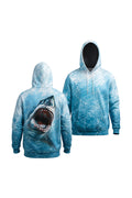 Performance Fishing Fleece-Lined Hoodie - Great White Surge - AUH04 image 1
