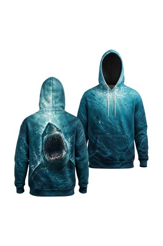 Performance Outdoor Fleece-Lined Hoodie - Great White Drift - AUH05 image 1